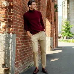 Bügelleichte Chino für Herren, Straight Fit