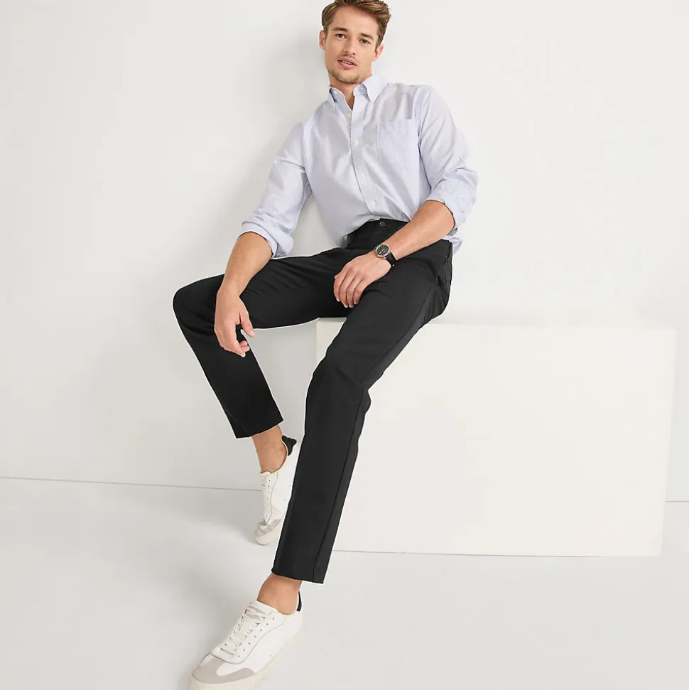 Bügelleichte Chino für Herren, Straight Fit