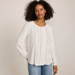 Biesenshirt aus Baumwoll/Modalmix für Damen