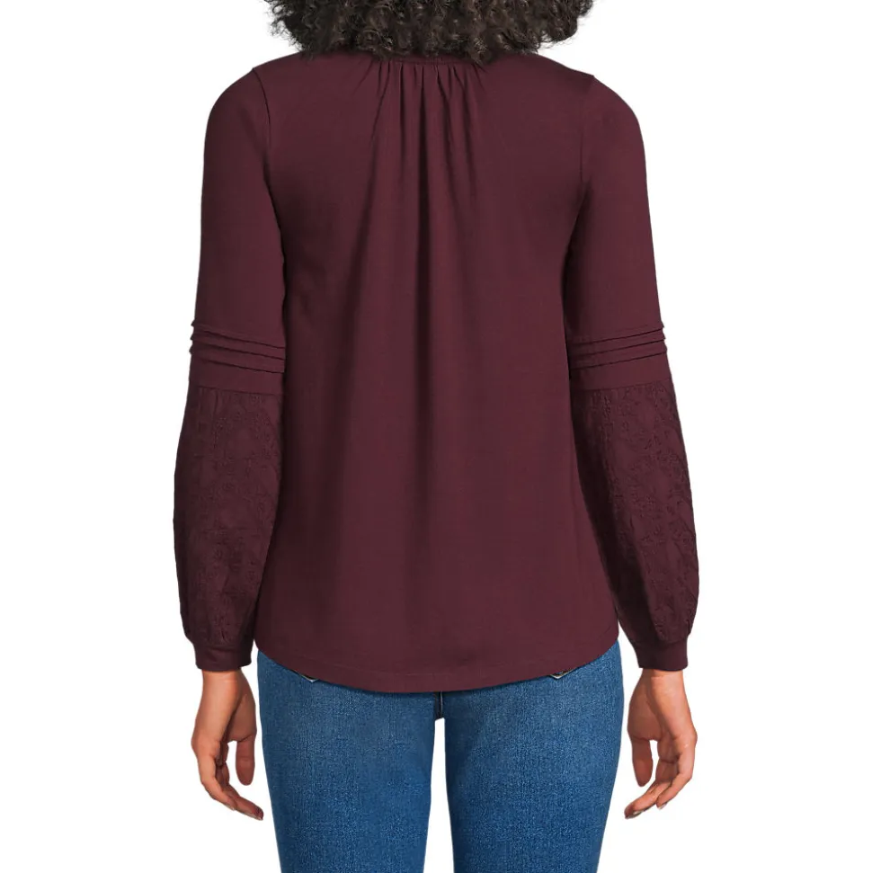 Biesenshirt aus Baumwoll/Modalmix für Damen