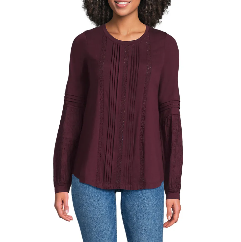 Biesenshirt aus Baumwoll/Modalmix für Damen
