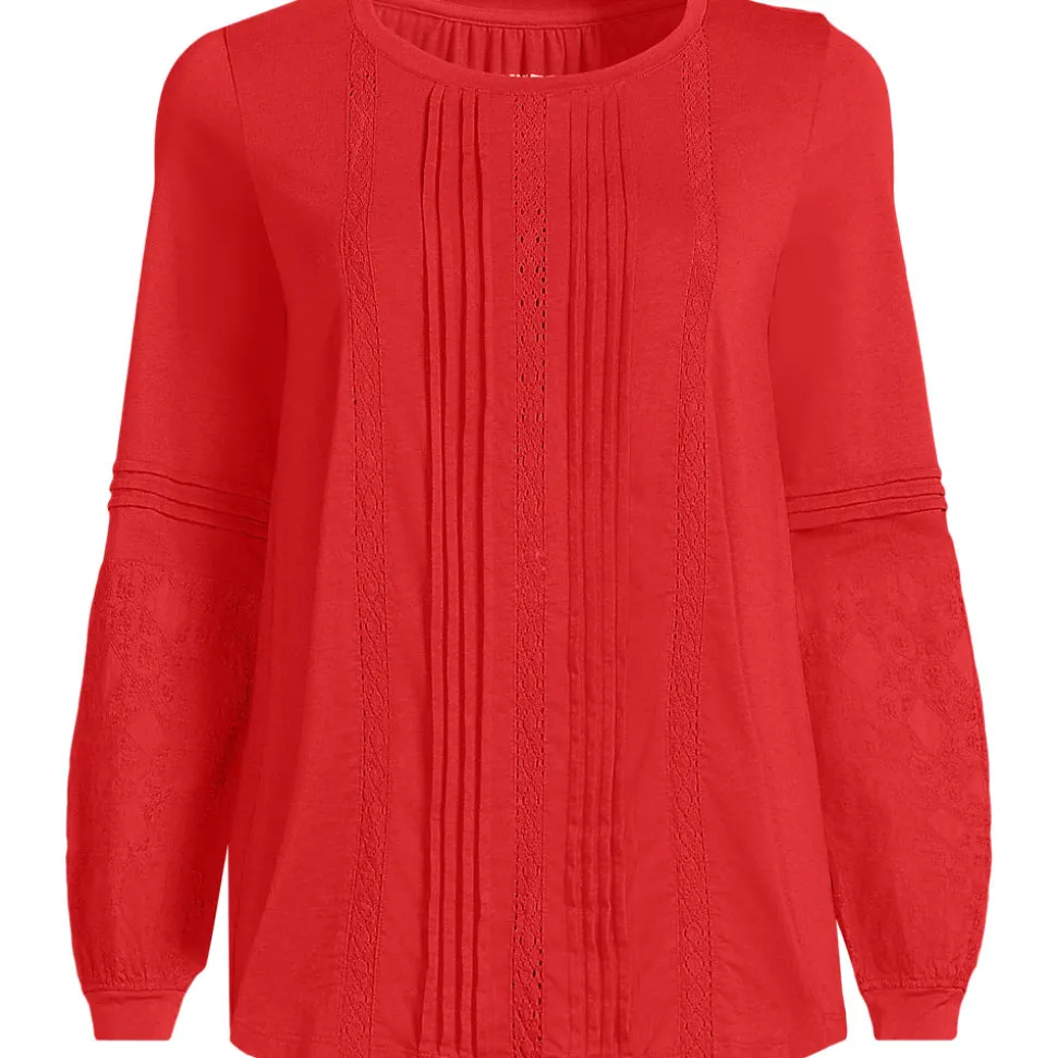 Biesenshirt aus Baumwoll/Modalmix für Damen