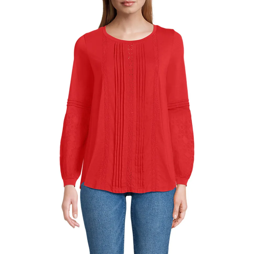 Biesenshirt aus Baumwoll/Modalmix für Damen