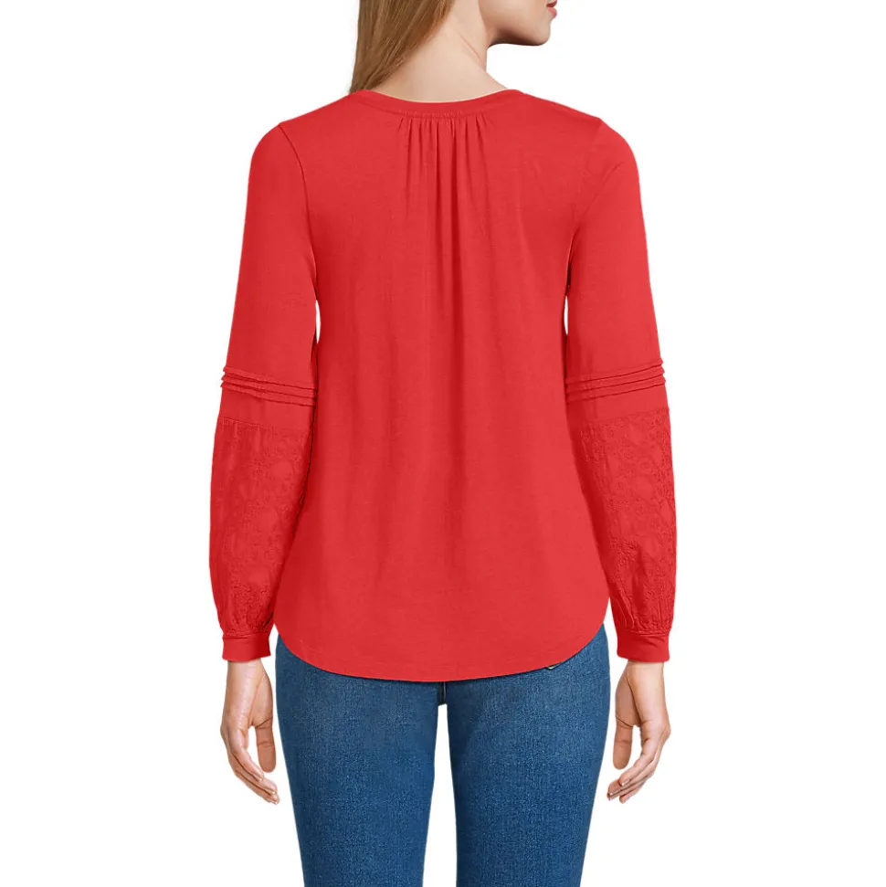 Biesenshirt aus Baumwoll/Modalmix für Damen