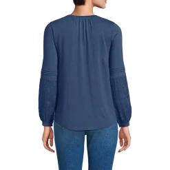 Biesenshirt aus Baumwoll/Modalmix für Damen