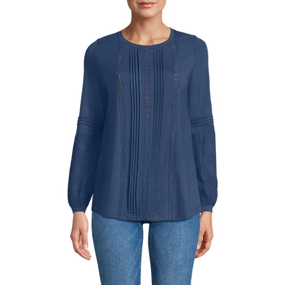 Biesenshirt aus Baumwoll/Modalmix für Damen