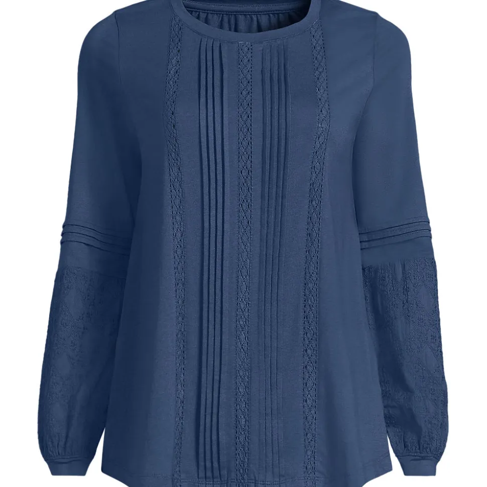 Biesenshirt aus Baumwoll/Modalmix für Damen