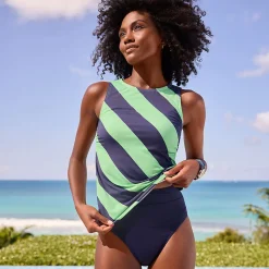 Bikinihose mit hohem Beinausschnitt für Damen