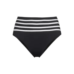 Bikinihose mit Paspelierung, High Waist, hoher Beinausschnitt für Damen
