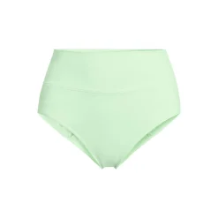 Bikinihose zum Umschlagen, High Waist, für Damen