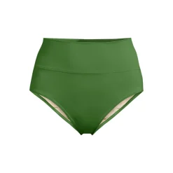 Bikinihose zum Umschlagen, High Waist, für Damen