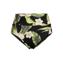 Bikinihose zum Umschlagen, High Waist, für Damen
