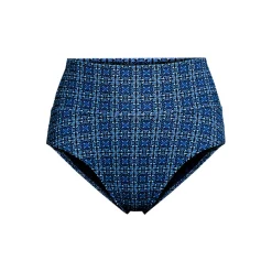 Bikinihose zum Umschlagen, High Waist, für Damen