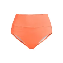Bikinihose zum Umschlagen, High Waist, für Damen