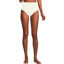 Bikinihose zum Umschlagen, High Waist, für Damen