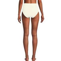 Bikinihose zum Umschlagen, High Waist, für Damen