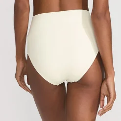 Bikinihose zum Umschlagen, High Waist, für Damen