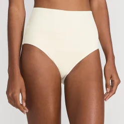 Bikinihose zum Umschlagen, High Waist, für Damen