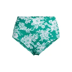 Bikinihose zum Umschlagen, High Waist, für Damen