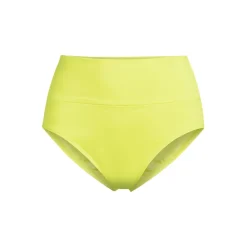 Bikinihose zum Umschlagen, High Waist, für Damen