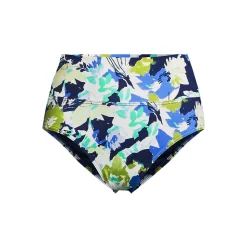 Bikinihose zum Umschlagen, High Waist, für Damen
