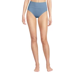 Bikinihose zum Umschlagen, High Waist, für Damen