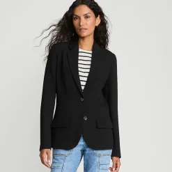 Blazer aus Crêpe für Damen