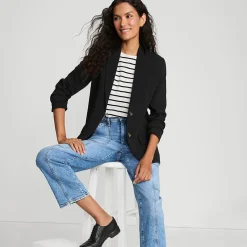Blazer aus Crêpe für Damen