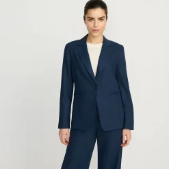Blazer im Leinenmix für Damen