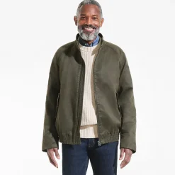 Blouson-Wachsjacke für Herren