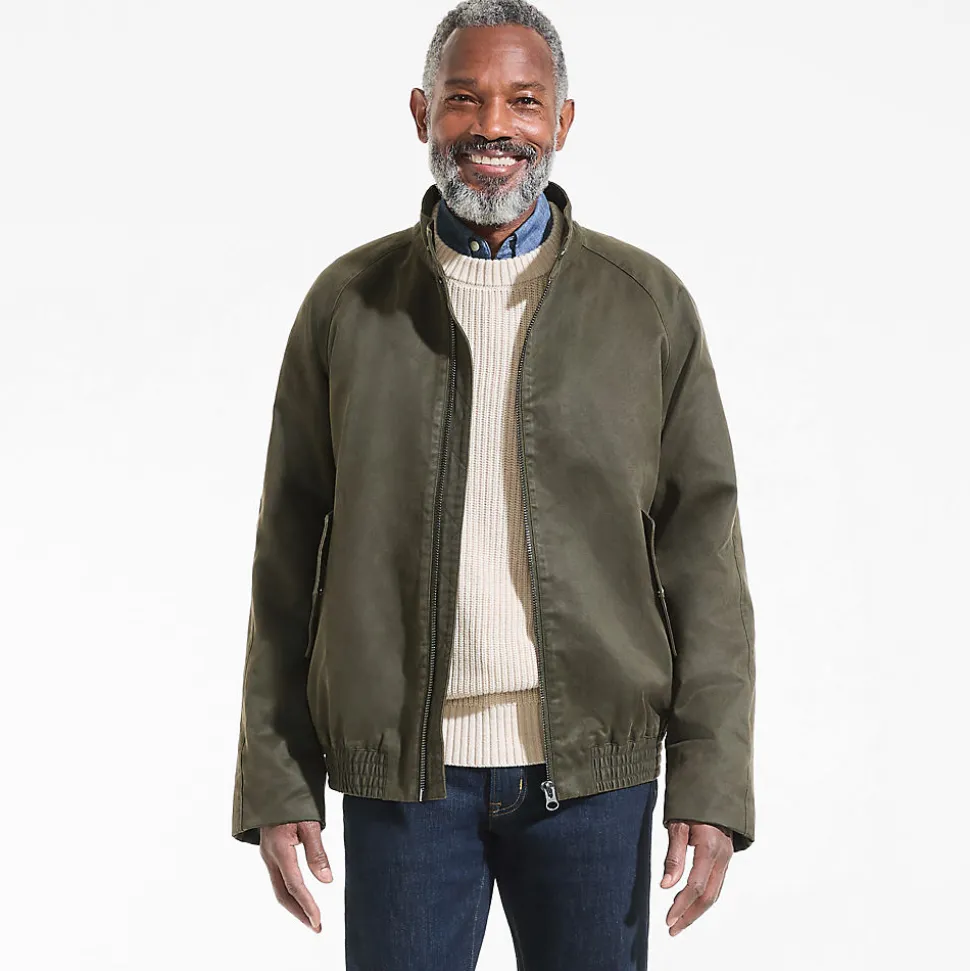 Blouson-Wachsjacke für Herren