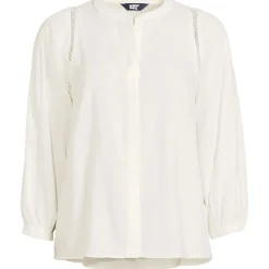 Bluse im Leinenmix für Damen