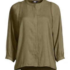 Bluse im Leinenmix für Damen