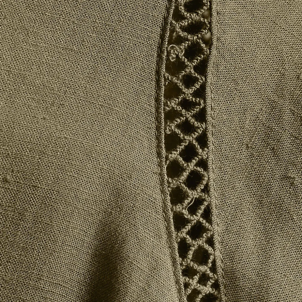 Bluse im Leinenmix für Damen