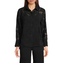 Bluse mit floraler Bestickung für Damen