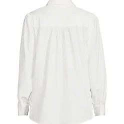 Bluse mit Häkelborte aus Baumwolle für Damen