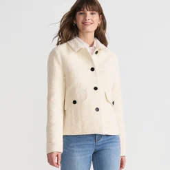 Bouclé-Jacke für Damen