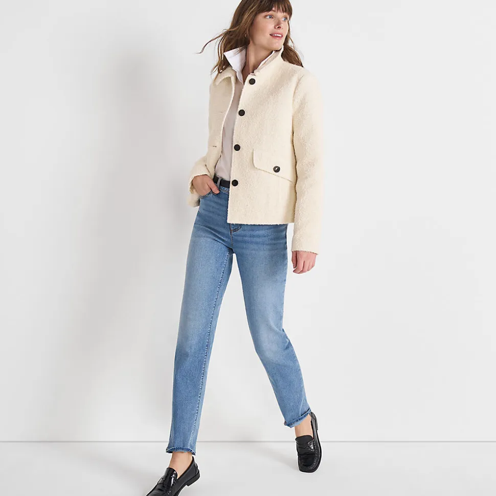 Bouclé-Jacke für Damen