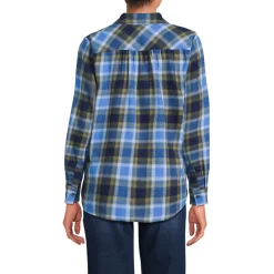 Boyfriend-Bluse aus Flanell