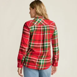 Boyfriend-Bluse aus Flanell