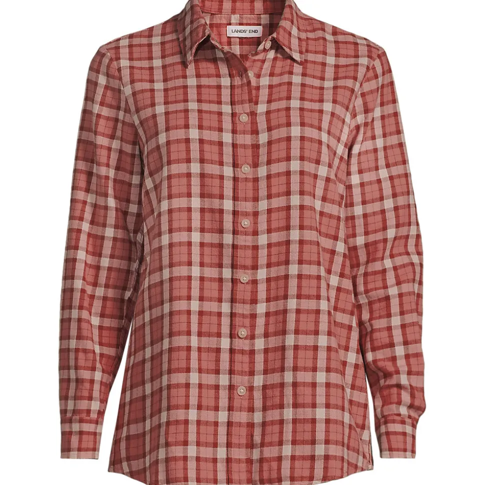 Boyfriend-Bluse aus Flanell