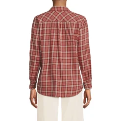 Boyfriend-Bluse aus Flanell