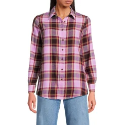 Boyfriend-Bluse aus Flanell