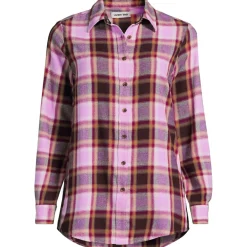 Boyfriend-Bluse aus Flanell