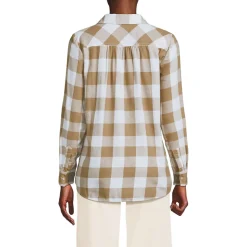Boyfriend-Bluse aus Flanell