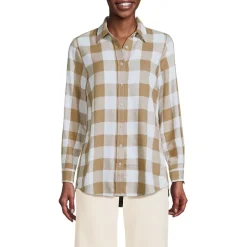 Boyfriend-Bluse aus Flanell