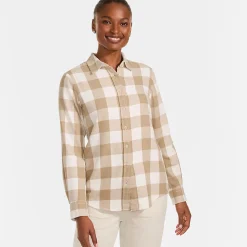 Boyfriend-Bluse aus Flanell