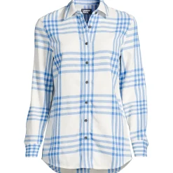 Boyfriend-Bluse aus Flanell