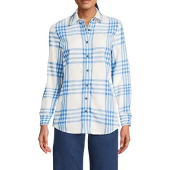 Boyfriend-Bluse aus Flanell