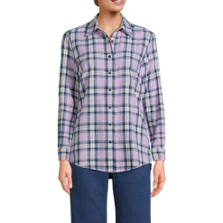 Boyfriend-Bluse aus Flanell